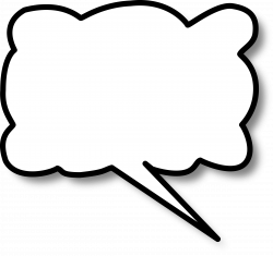 Clipart - Callout cloud right