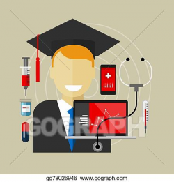 Vector Stock - Medical health college education class ...