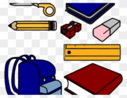 School Clipart Clipart Thing - School Supplies Clipart - Png ...