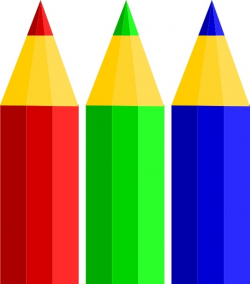 Color Pencils clip art Free vector in Open office drawing svg ( .svg ...