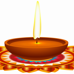 Oil Lamp clipart diwali candle Pencil and in color oil, Diwali Lamp ...