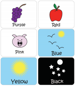 Learning Colors Flashcards #1 - KidsPressMagazine.com