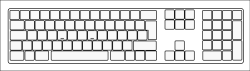 28+ Collection of Blank Computer Keyboard Clipart | High quality ...