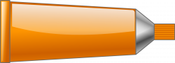 Clipart - Color tube Orange