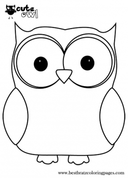 Owl Coloring Pages Print Free Printable Cute Owl Coloring ...