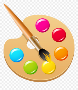 Pigment Color Ink Brush Clip Art Paint - Png Download ...