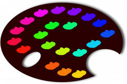 Palette Clipart Paint Board Free collection | Download and share ...