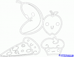 Kawaii Food Drawing at GetDrawings.com | Free for personal use ...