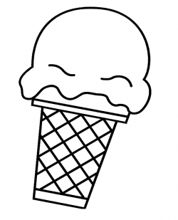 Ice Cream Cone Clip Art Black And White Clipart Panda Free ...