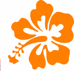 Orange Hawaiian Flower Clipart | jokingart.com Hawaiian Flower Clipart