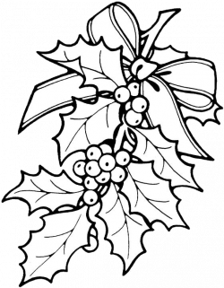 printable christmas ornament patterns | Christmas Holly Coloring ...