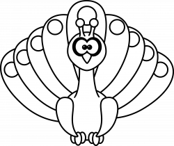 Peacock Black And White | Clipart Panda - Free Clipart Images