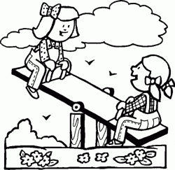 Playground Equipment Coloring Pages | Clipart Panda - Free ...
