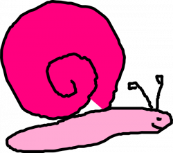 Pink Snail Clip Art at Clker.com - vector clip art online, royalty ...