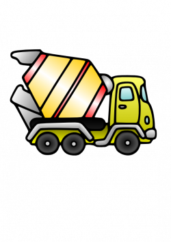 clipartist.net » Clip Art » toy mixer truck coloring book colouring ...