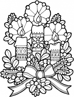 Rose window coloring page