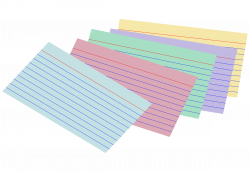 Stack of colored index cards Icons PNG - Free PNG and Icons Downloads