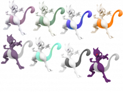Official Mewtwo Color Pallet (not literally) by That-One-Leo on ...