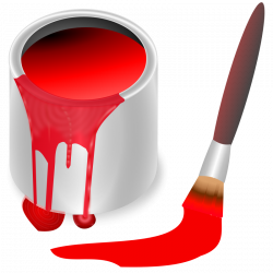 Things associated with the color red clipart