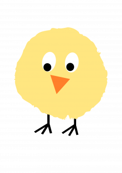Fluffy chick 2 by @ejmillan, Variation of the clipart of the Fluffy ...