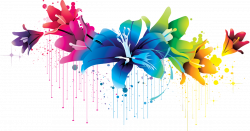 Colorful-Flowers-PNG-Image | ALBUMS FRAMES,ENGAGEMENT FRAMES,FRAMES ...