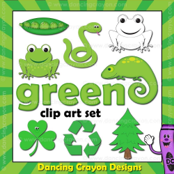 Green Clip Art - Things that are Green Color | preschool ...