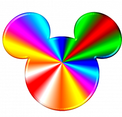 rainbow mickey head | Disney | Pinterest | Rainbows, Fractal art and ...