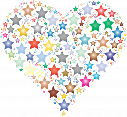 Colorful Heart Stars 2 Icons PNG - Free PNG and Icons Downloads