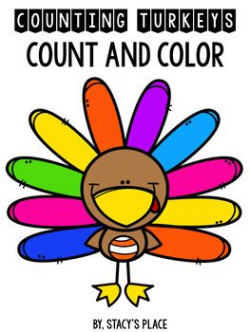 Students will count the number of turkey feathers and color ...