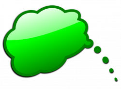 Speech Bubble | Free Stock Photo | Illustration of a green cartoon ...