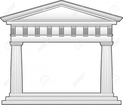 Temple clipart greek building #2 | Greek Mythology | Greek ...