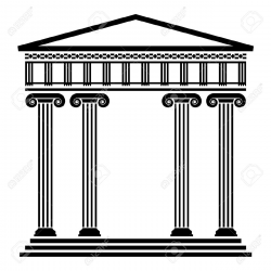 Stock Vector | Sca | Ancient greek architecture, Ancient ...