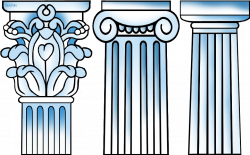 HD Greek Columns Drawing Clipart Ancient Greece Classical ...