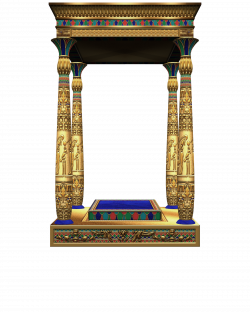 Ancient Egypt Clip art - 3D Egyptian architecture 1600*2000 ...