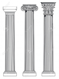 Three pillars clipart - Clip Art Library