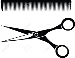 Comb And Scissors Clipart | Free download best Comb And ...