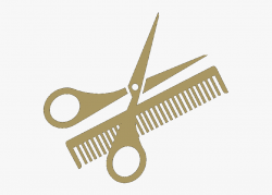 Scissors And Comb Png - Beauty Parlour Instruments Png ...