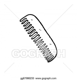 Stock Illustration - Cartoon hair comb. Clipart Drawing ...