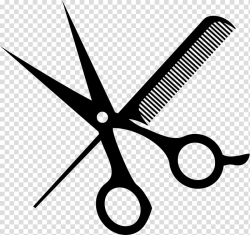 Comb Hairdresser Hair-cutting shears Beauty Parlour Scissors ...