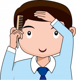 28+ Collection of Boy Combing Hair Clipart | High quality, free ...