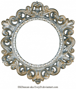 Ornate Silver and Gold - Round Frame by EveyD on deviantART | Design ...