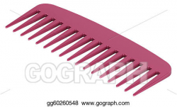 Clipart - Pink comb. Stock Illustration gg60260548 - GoGraph