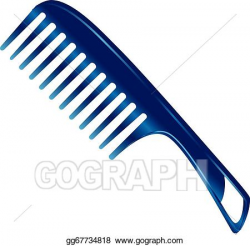 EPS Vector - Plastic comb. Stock Clipart Illustration ...