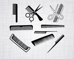 Comb SVG Bundle, Hair Comb SVG, Comb Clipart, Comb Cut Files For  Silhouette, Files for Cricut, Comb Vector, Comb Svg, Dxf, Png, Eps, Design