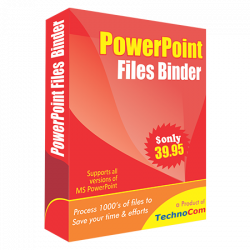 PowerPoint Files Binder can combine files into one file