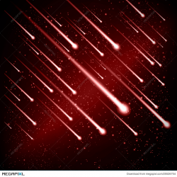Comet Meteor Shower Background Illustration 25526704 - Megapixl
