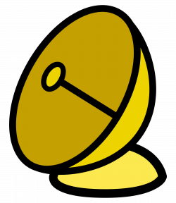 Clipart - parabolic antenna