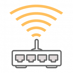 Internet router - Free icon material