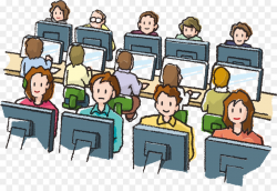 Classroom Cartoon clipart - Computer, Technology ...