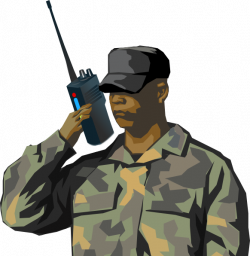 Soldier Communicating Clip Art at Clker.com - vector clip art online ...